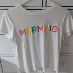 Mermaid Cropped T-Shirt